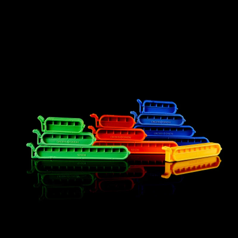 Dialysis Bag Clamp Clips 4–10cm | PP Tubing Closure Multicolor Tubing Clamp Clip QXL