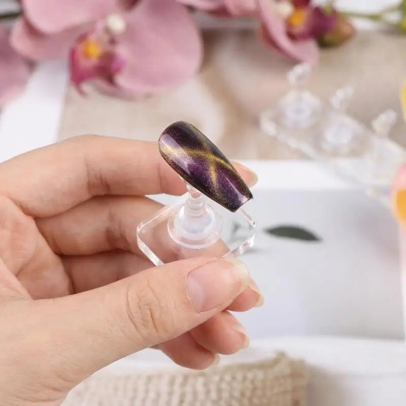 Acrylic False Nail Display Stand | 510-Grid Non-Magnetic Holder Nail Display Stand QXL