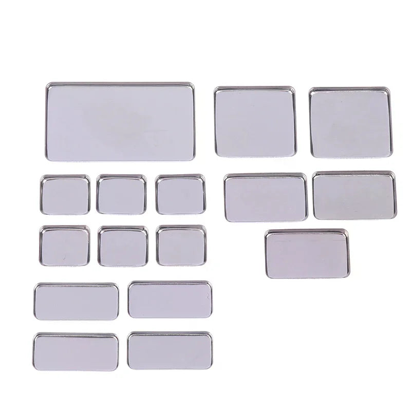 Empty Square Aluminum Eyeshadow Pans for Magnetic Palettes 1-6pc Empty Palette Pans QXL