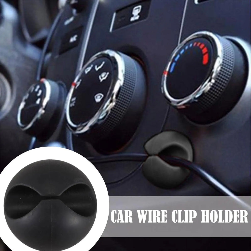 10/20-Pack Silicone Car Cable Clips | Wire Cord Management Car Cable Clips QXL