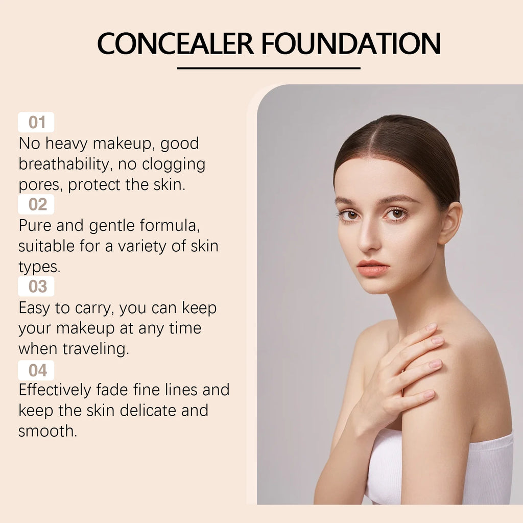 Eelhope Color-Changing Foundation & Concealer | Hydrating 30ml Color-Changing Foundation QXL