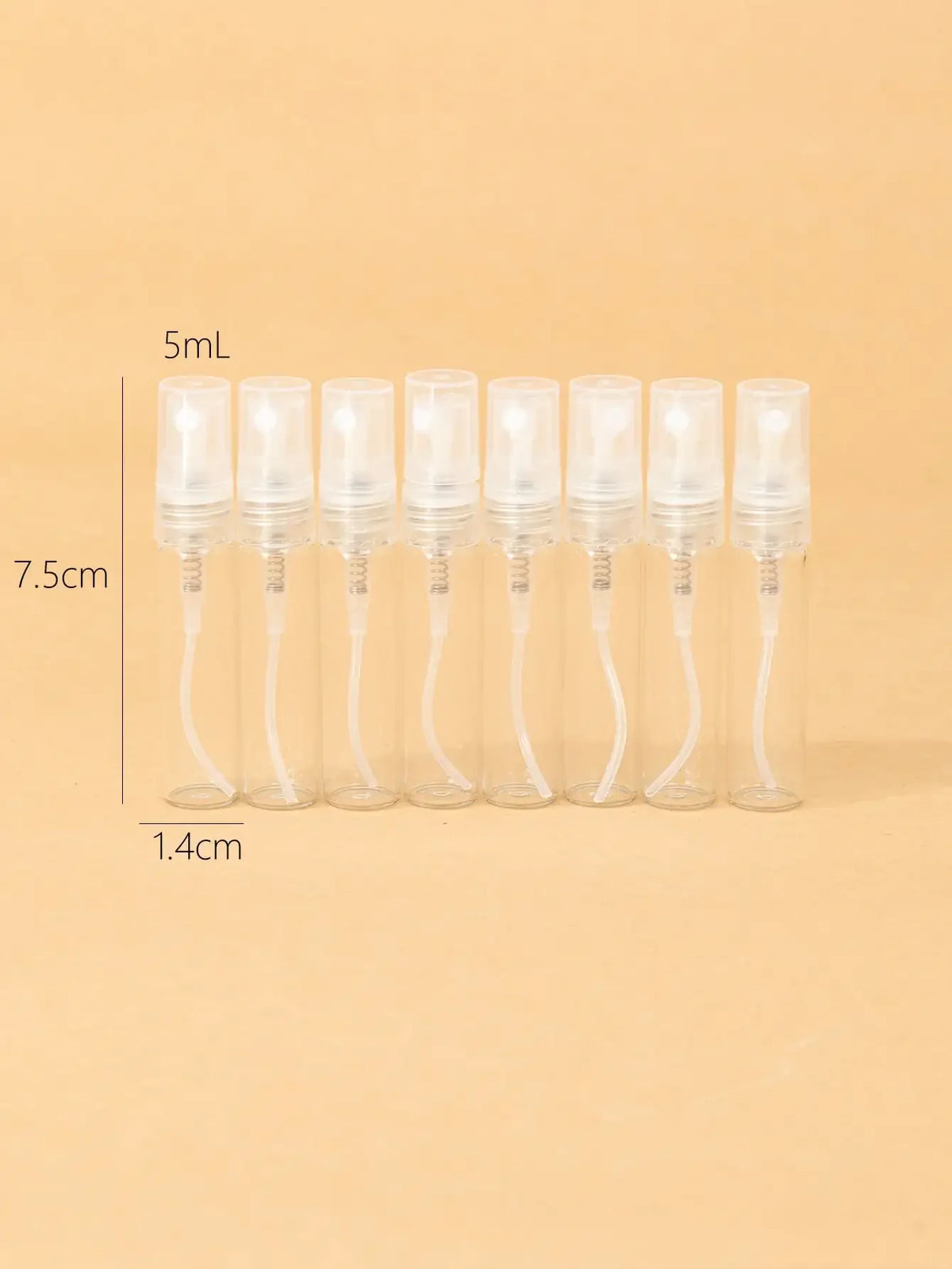 Mini Glass Perfume Spray Bottles 2–10ml | Travel Set 8/16pc Perfume Spray Bottle QXL