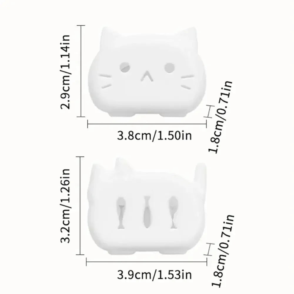 4-Pack Cat Shape Toothbrush Head Covers – Dustproof Case Toothbrush Head Cover QXL