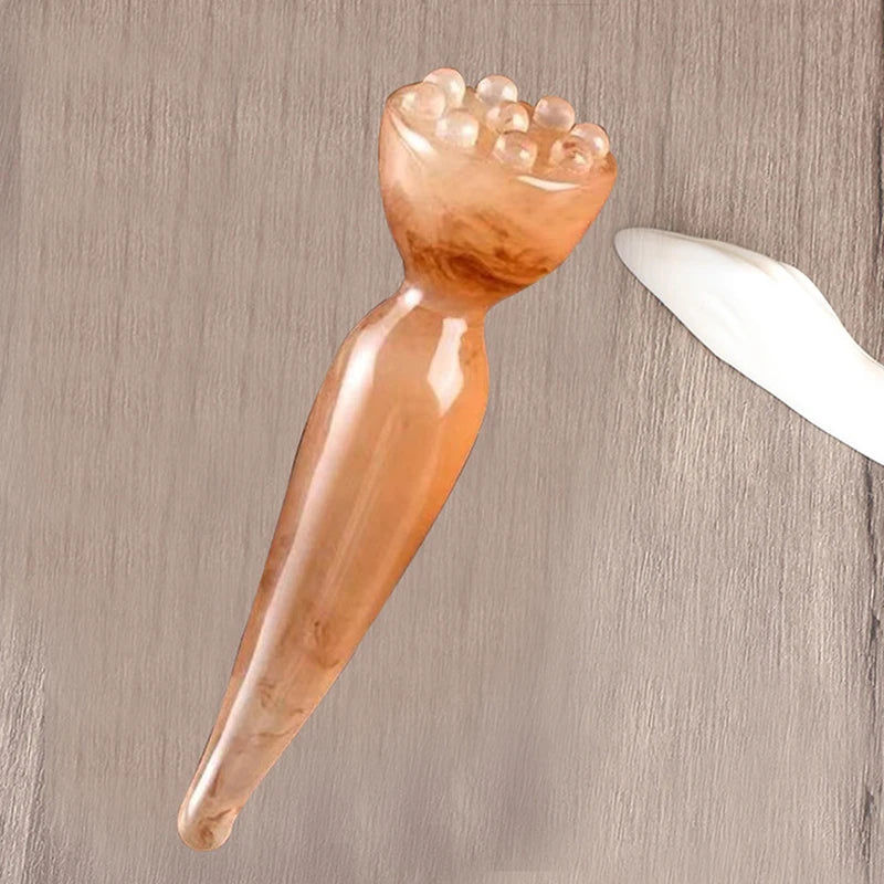 Resin Meridian Facial & Scalp Massager | Gua Sha Scraping Tool Facial Massager Tool QXL