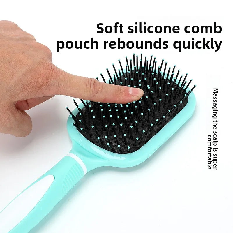 Square Barrel Curling Brush, Scalp Massage Comb & Styling Set Hair Brush & Comb Set QXL