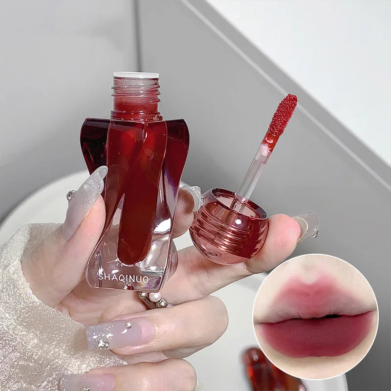 Velvet Matte Mousse Lip Glaze | Long-Lasting Soft Mist Mousse Lip Glaze QXL
