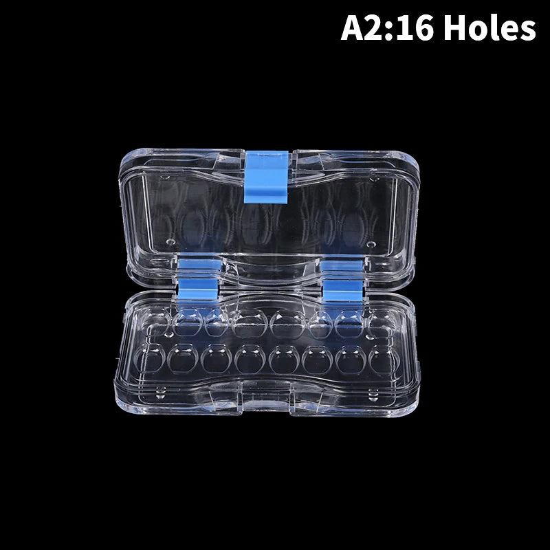 6 & 16 Grid Dental Veneer Denture Storage Box with Film Dental Storage Box QXL A2