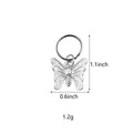 10-Pack Gold Butterfly Dreadlock Beads & Hair Rings for Braids Dreadlock Hair Beads QXL 10Pcs Silver