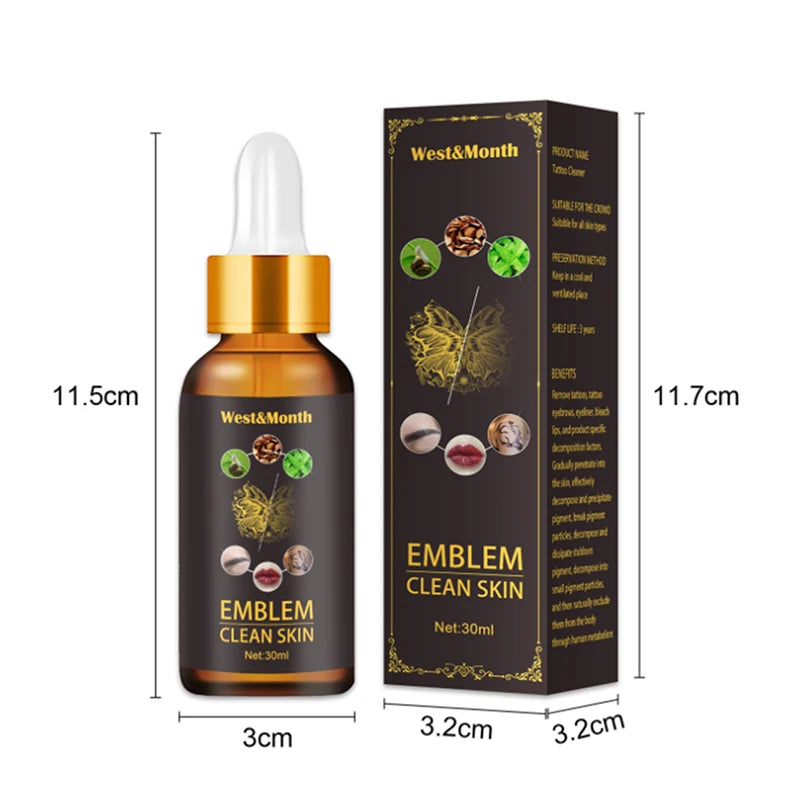 30ml Tattoo Fading Liquid | Microblading Pigment Corrector Tattoo Fading Liquid QXL 30ML
