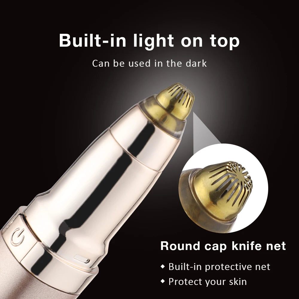 2-in-1 Heated Eyelash Curler & Electric Eyebrow Trimmer Heated Eyelash Curler QXL
