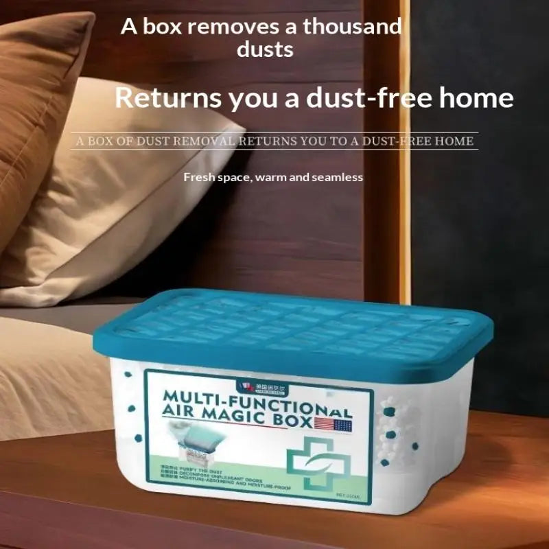 Activated Carbon Dust Box | Moisture Absorber & Odor Eliminator Air Deodorizer Box QXL Default Title