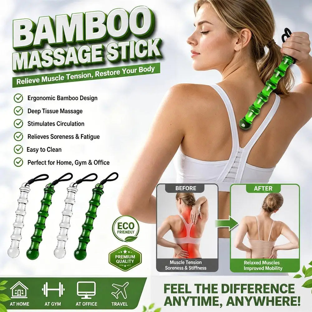 Glass Massage Wand | Acupoint Meridian Massager Stick Glass Massage Wand QXL