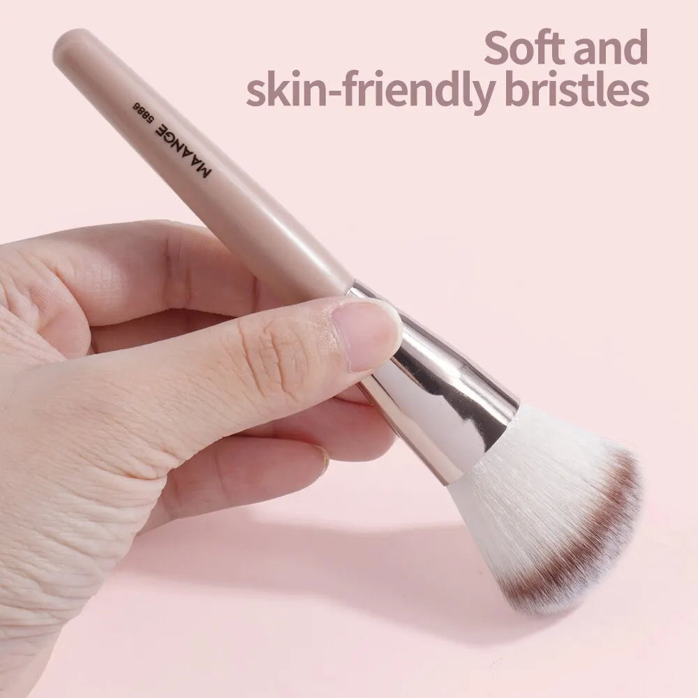 MAANGE 9-Piece Makeup Brush Set | Foundation & Eyeshadow Makeup Brush Set QXL