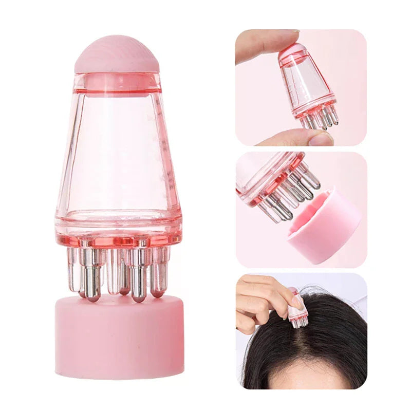6ml Scalp Applicator Comb | Hair Serum & Oil Dispenser Tool Scalp Applicator Comb QXL
