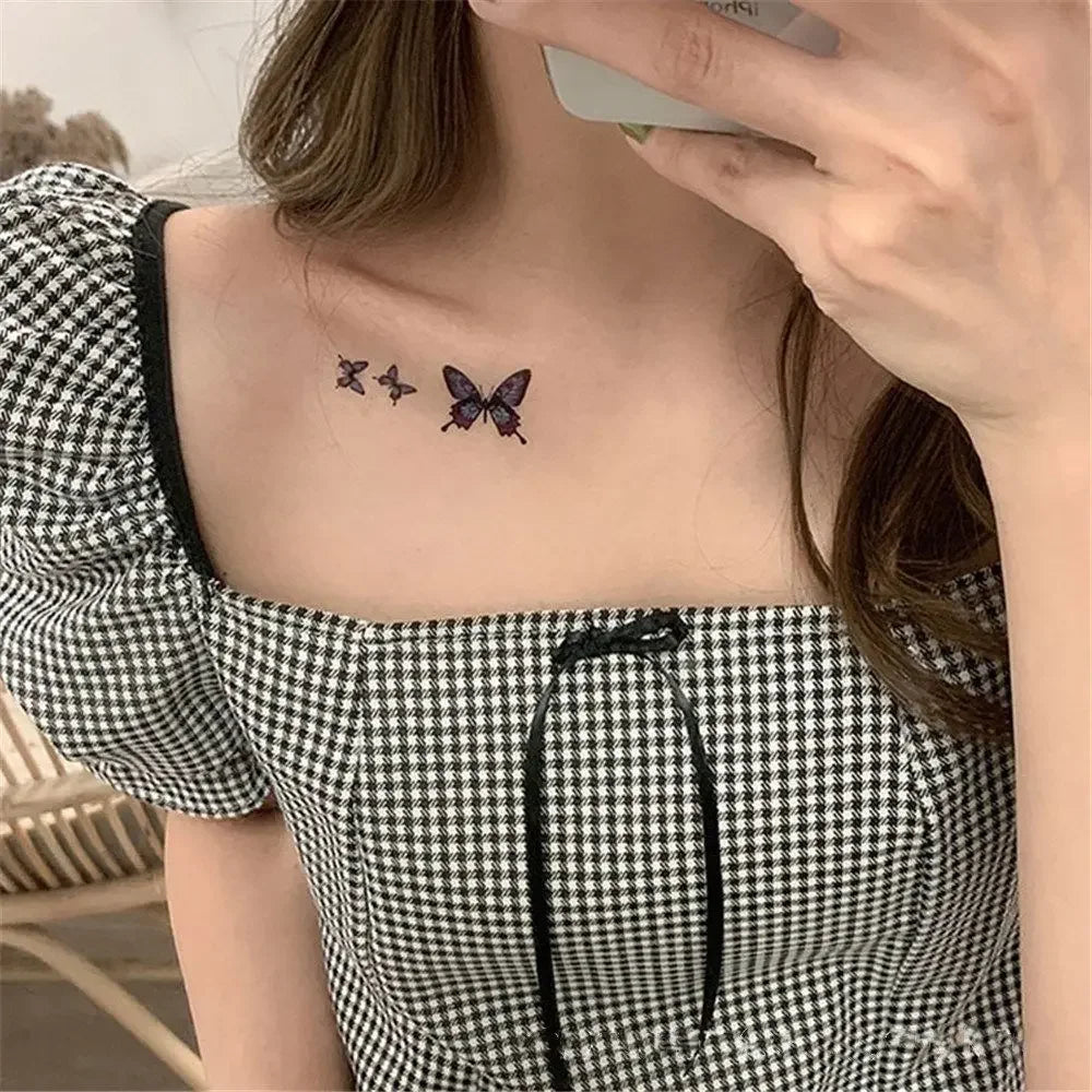 Tiger Moon Whale Waterproof Temporary Tattoo Stickers Temporary Tattoo Sticker QXL 05