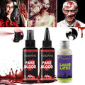 Halloween SFX Kit | Skin Wax, Fake Blood & Liquid Latex 3-Pc SFX Makeup Kit QXL 3pcs