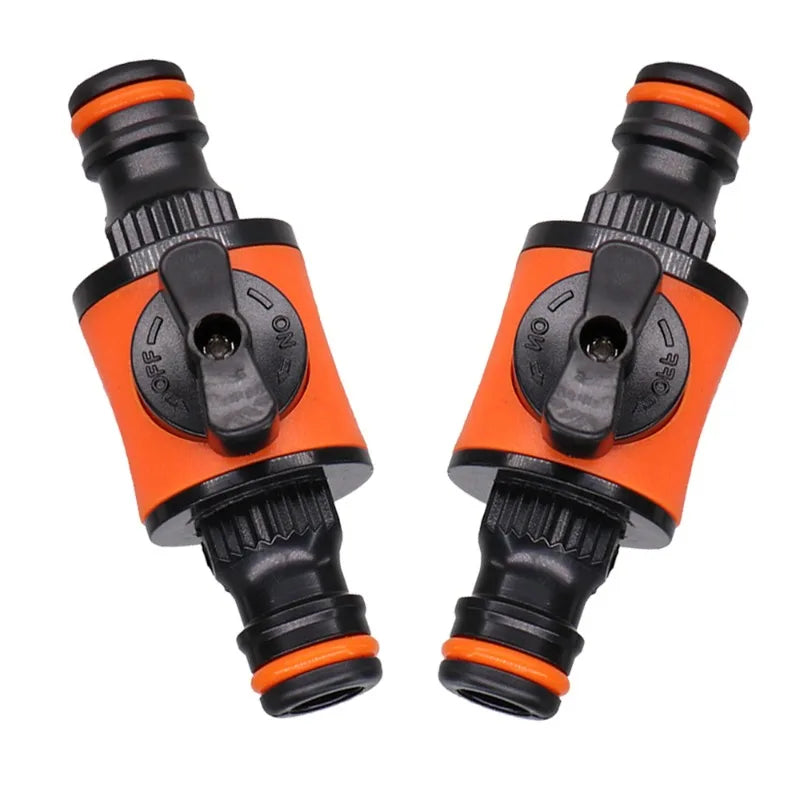 16mm Garden Hose Shut-Off Valve Quick Connector Fitting Hose Valve Connector QXL