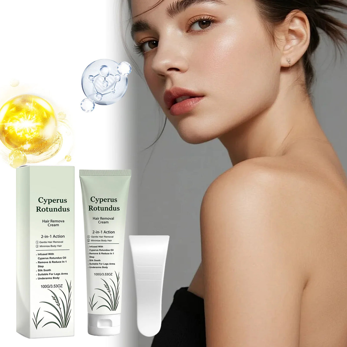 Moisturizing Hair Removal Cream | Hydrating Body Care Set Hair Removal Cream QXL