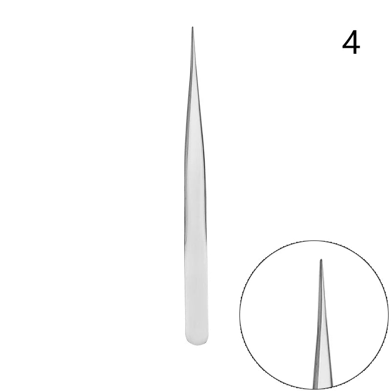 Lash Extension Tweezers | Curved & Straight Stainless Steel Lash Extension Tweezers QXL Style3