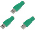 USB to PS/2 Adapter 1–3 Pack | Keyboard & Mouse Converter USB to PS/2 Adapter QXL 3pcs