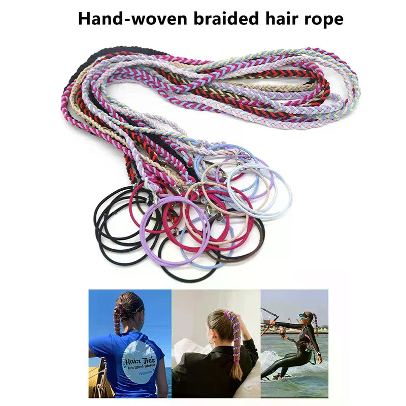Elastic Braided Ponytail Hair Ties – Swim, Sport & Everyday Hair Ties QXL