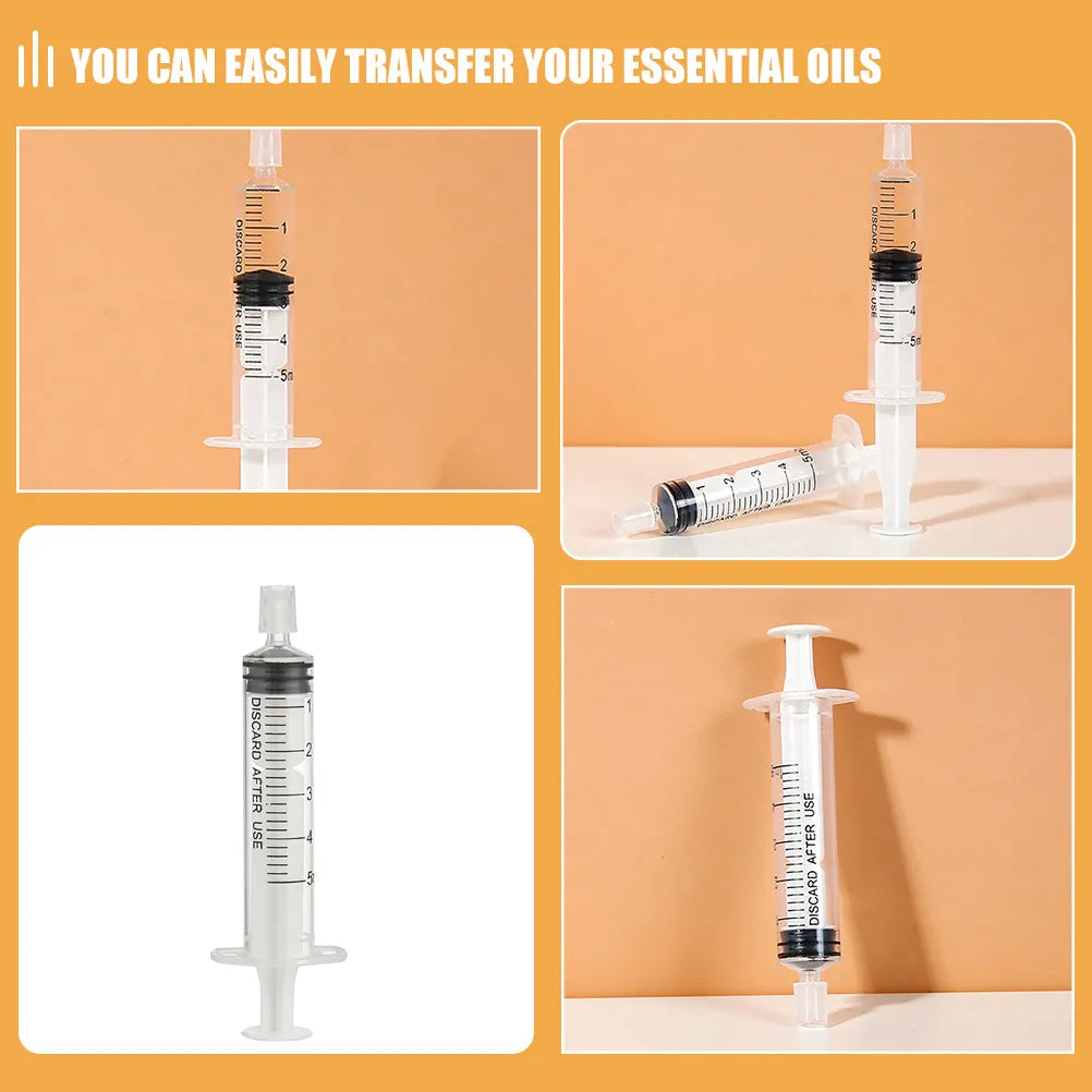 16-Pack 5ml Perfume Refill Syringes | Essential Oil Transfer Kit Perfume Refill Syringe QXL