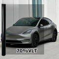 Black Car Window Tint Film 50x300cm | 1%–70% VLT UV Block Window Tint Film QXL 70 50x300CM