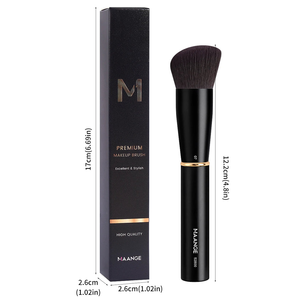 MAANGE Angled Makeup Brush | Synthetic Hair Face Brush Angled Makeup Brush QXL