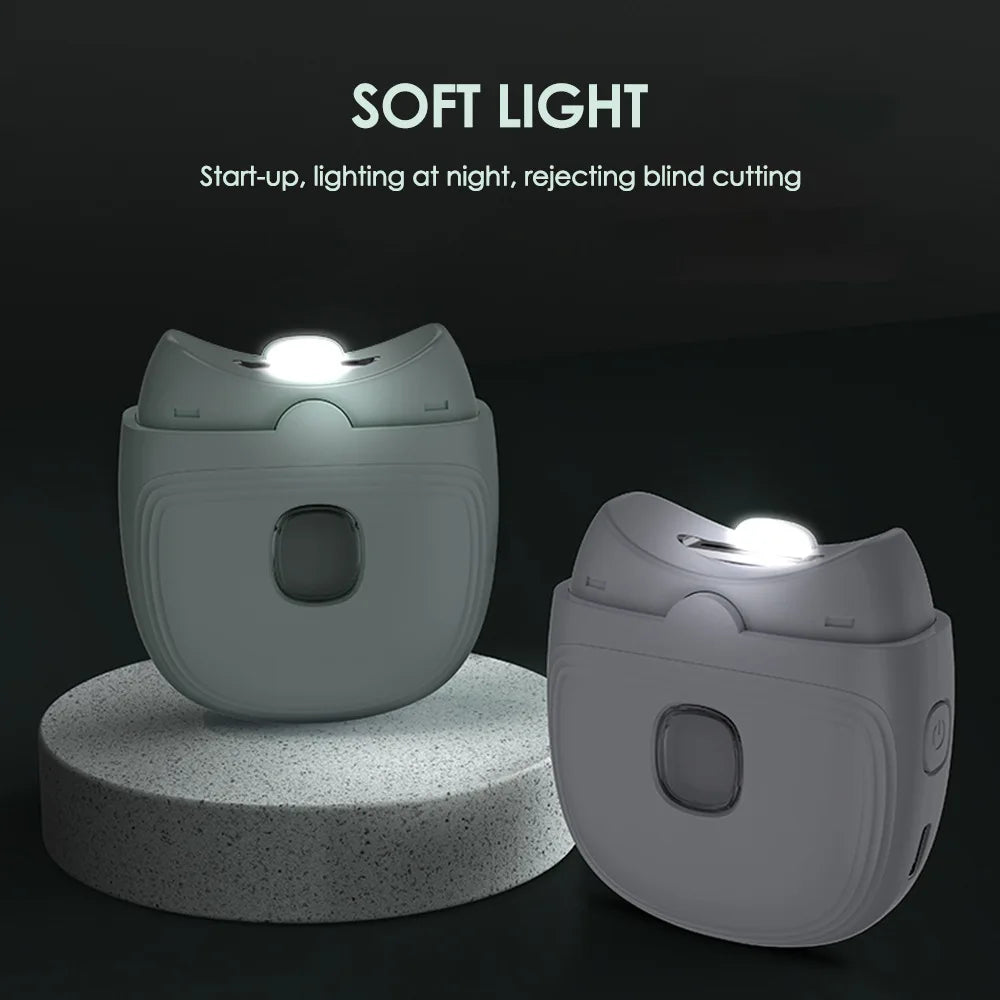 Electric Nail Clipper with LED Light | Adults & Kids Trimmer Electric Nail Clipper QXL