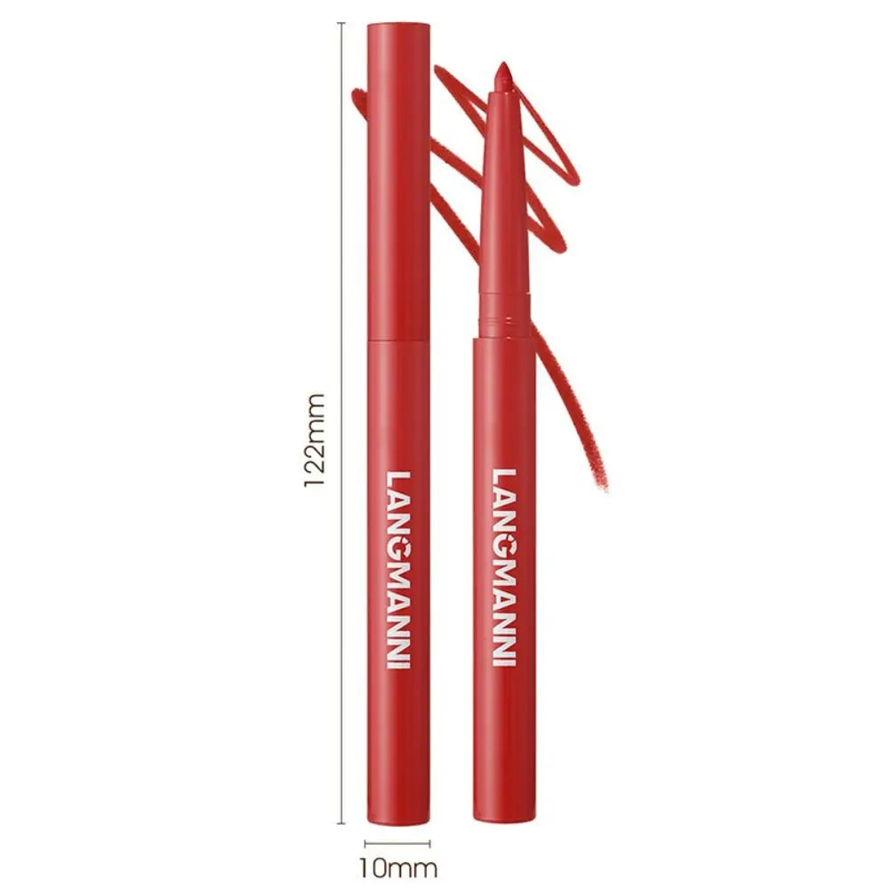 12-Color Matte Lip Liner Pencil | Waterproof Long-Lasting Matte Lip Liner QXL