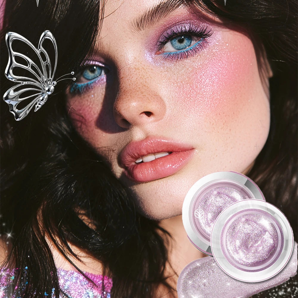 2-Pack Liquid Glitter Eyeshadow | 7 Shades Shimmer Gel Liquid Glitter Eyeshadow QXL