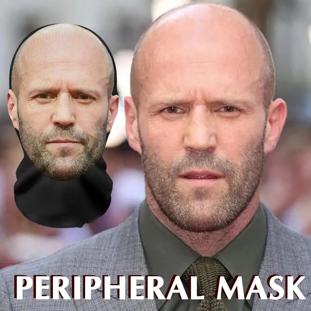 3D Printed Novelty Head Cover Mask | Cosplay & Party Prop Costume Mask QXL