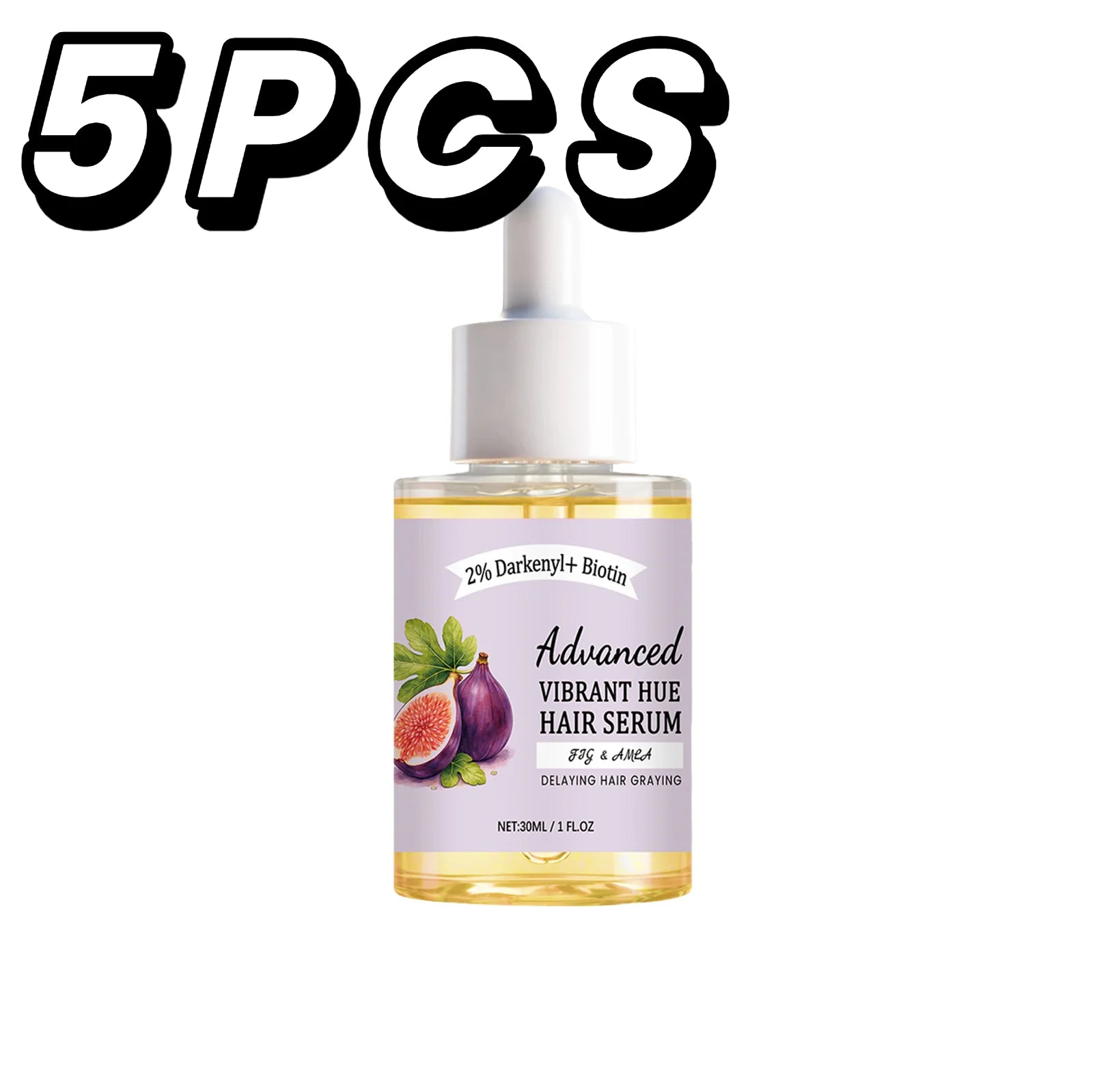 HOEGOA Fig & Biotin Nourishing Hair Serum 30ml Hair Serum QXL 5PCS
