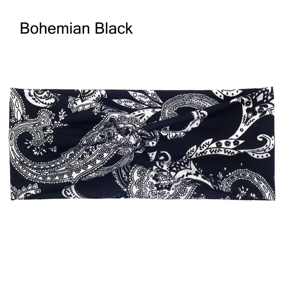 Women's Stretchy Printed Sport Headbands | Yoga & Gym Sport Headband QXL 19
