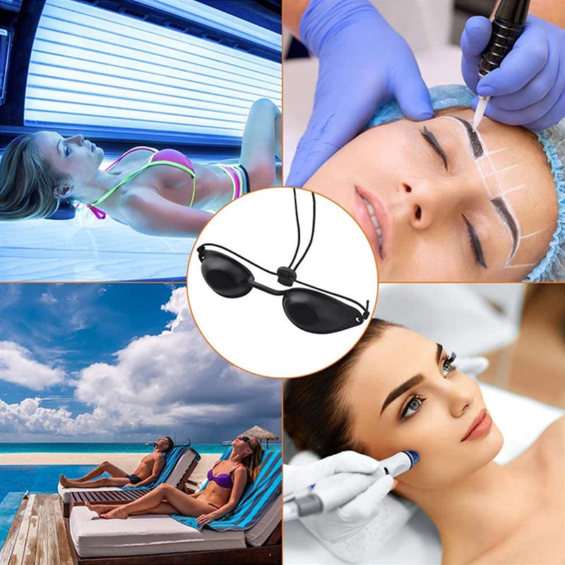 IPL Laser Eye Goggles | UV-A/B/C Shield Beauty Mask – YOVIP Laser Eye Goggles QXL