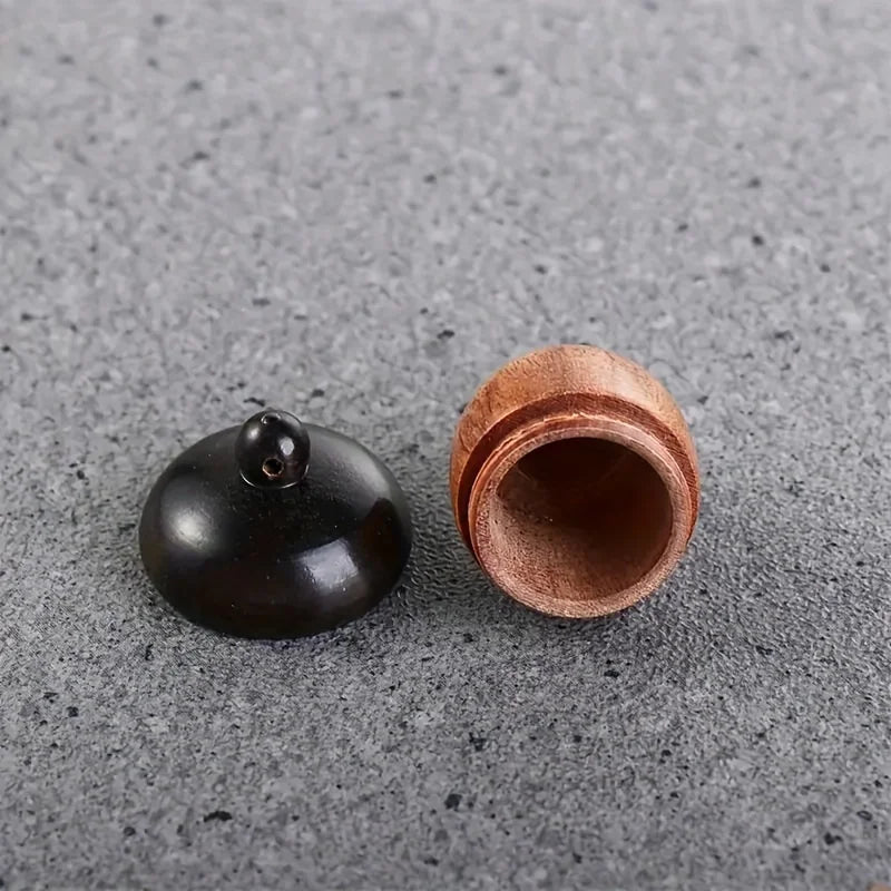 Wooden Acorn Wishing Bottle Keychain | DIY Pendant Charm Keychain Pendant Charm QXL