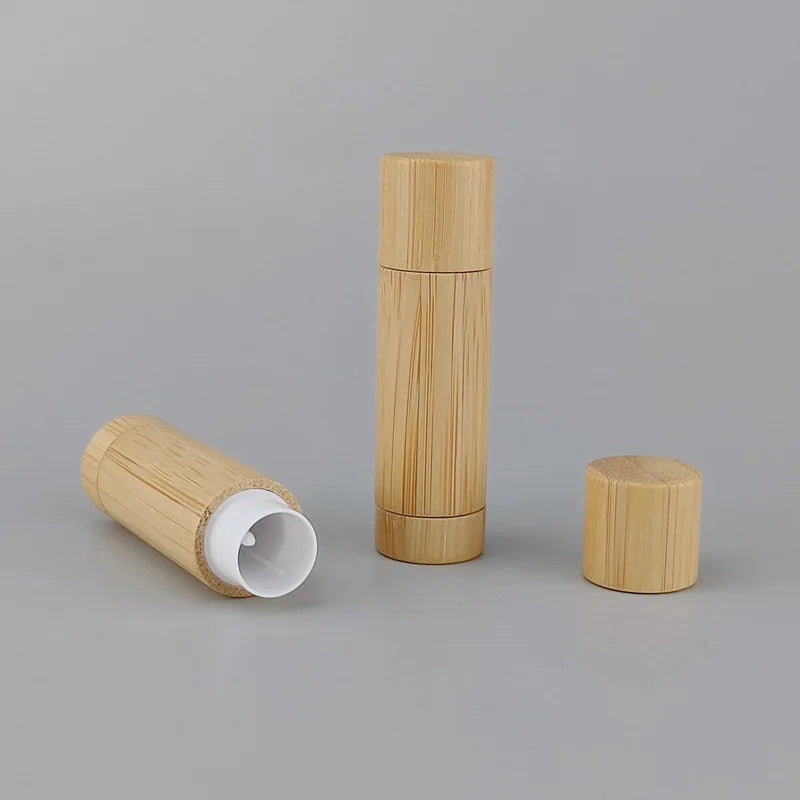 Bamboo Refillable Lipstick Tube | Eco-Friendly DIY Container 5ml Refillable Lipstick Tube QXL