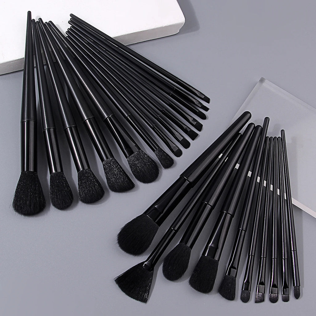 KOSSHOW 23-Pc Professional Black Makeup Brush Set Makeup Brush Set QXL