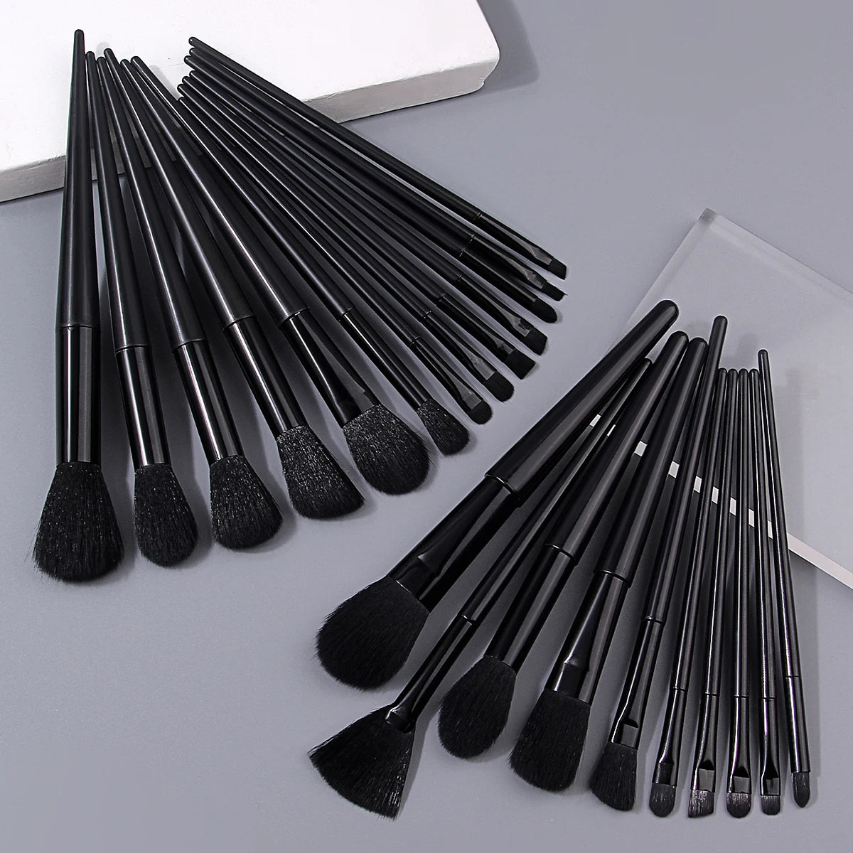 KOSSHOW 23-Pc Professional Black Makeup Brush Set Makeup Brush Set QXL