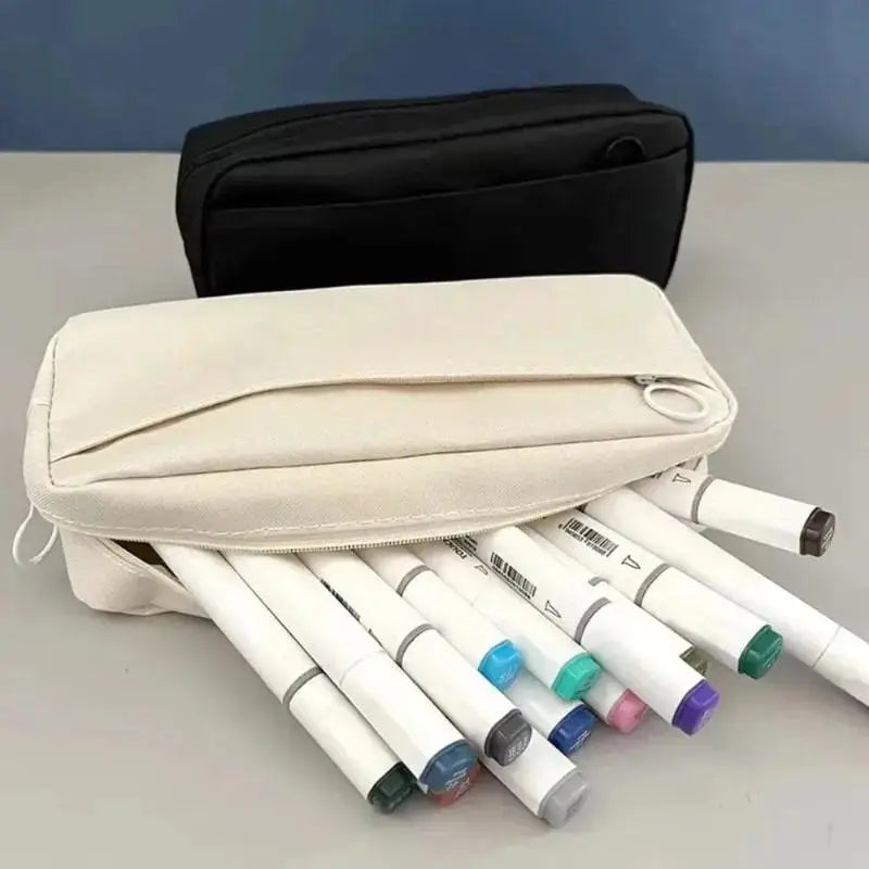 Large Capacity Double Layer Oxford Pencil Bag – DIY Case Oxford Pencil Bag QXL