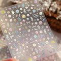 5D Ocean Nail Stickers – Seashell Starfish Beach Decals | NAILFYOU Nail Art Stickers QXL M-1418