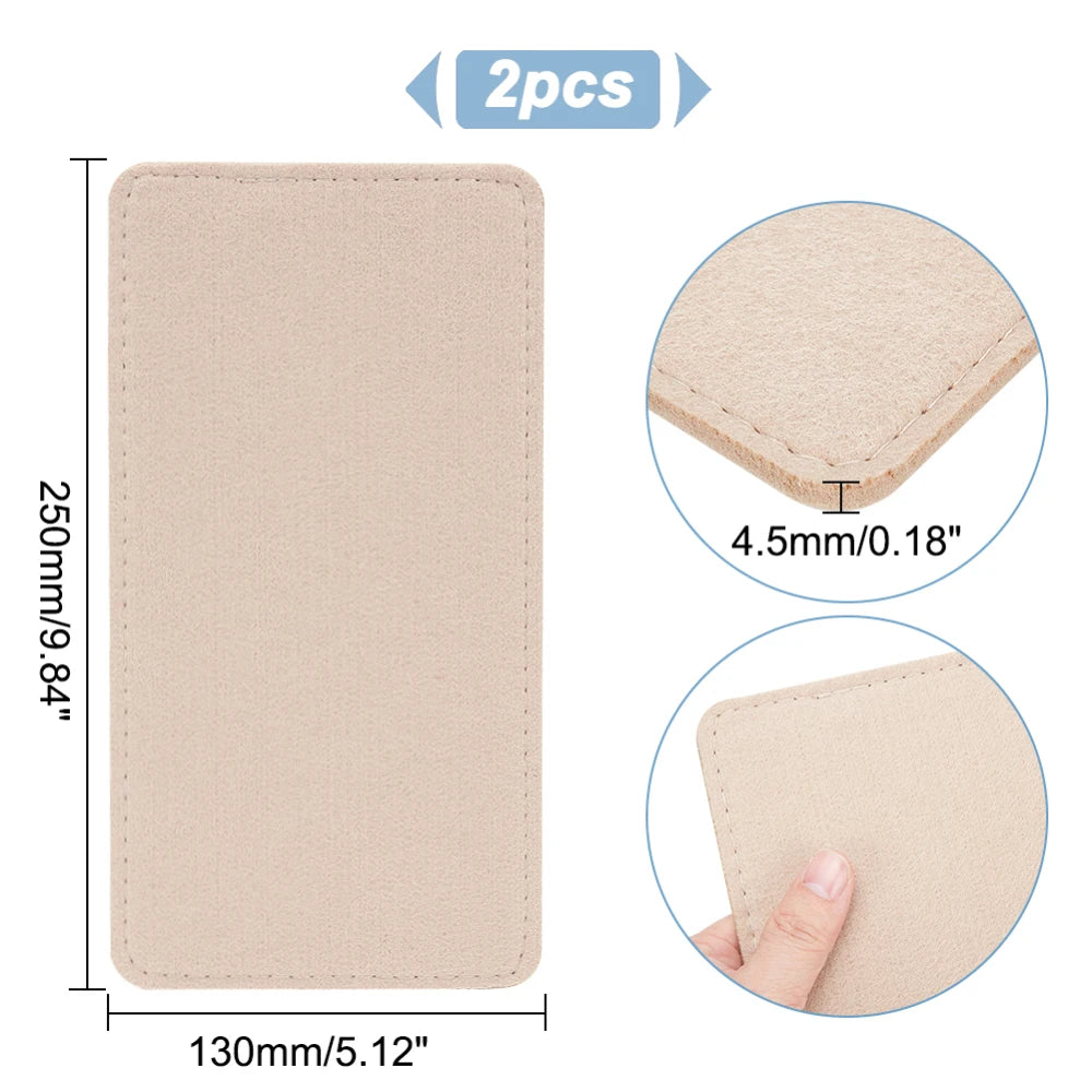 2-Pack Felt Bag Base Shaper 13.7×7" | Purse Bottom Insert Bag Base Shaper QXL AECH04-05847
