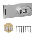 Child Safety Cabinet & Drawer Lock | Double Opening Silver Cabinet Safety Lock QXL B197 Silvery-1pcs