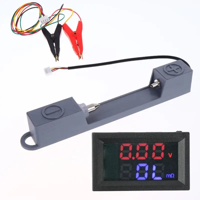 VR452 Battery Internal Resistance Tester & Voltmeter DC 4–12V Battery Resistance Tester QXL