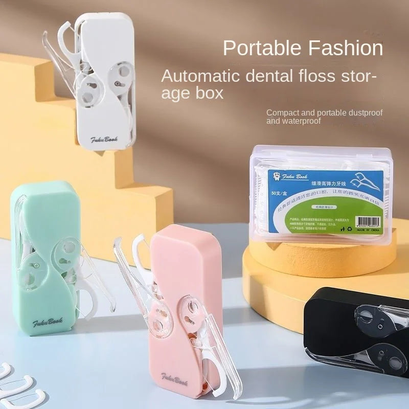 Automatic Dental Floss Dispenser Box | Portable Holder Floss Dispenser QXL