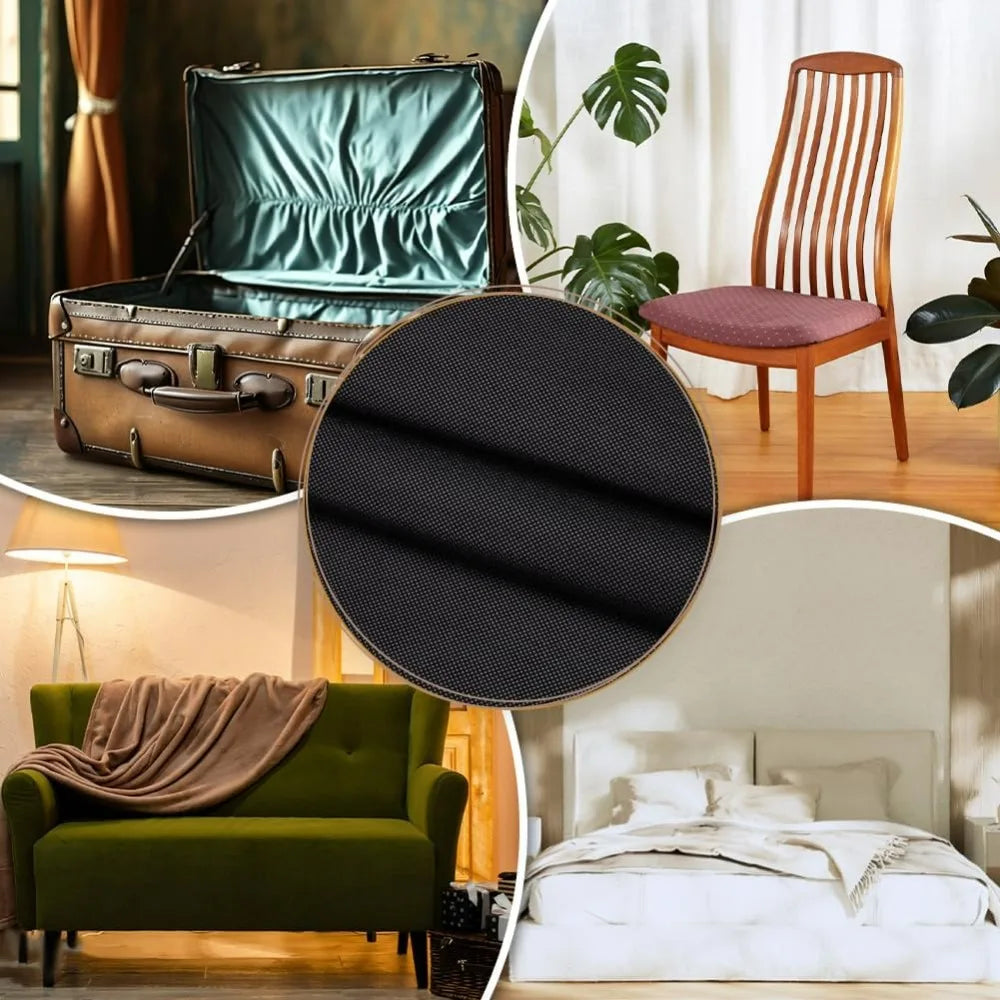 Black Non-Woven Dust Cover Fabric 5 Yds x 63" | Sofa Chair Upholstery Dust Cover Fabric QXL