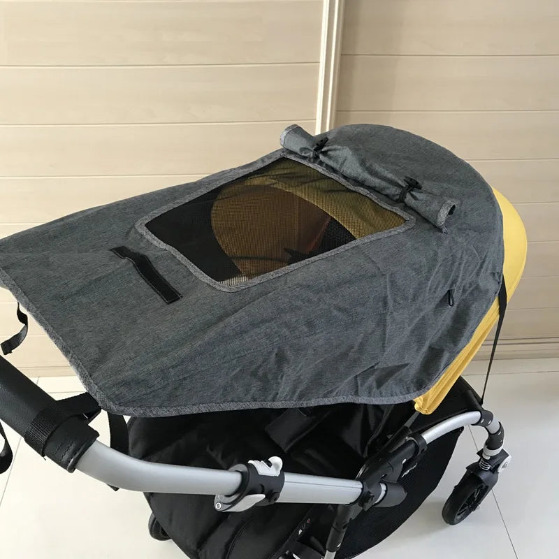 Universal Baby Stroller Sunshade Canopy Cover – UPF 50+ Stroller Sunshade Cover QXL