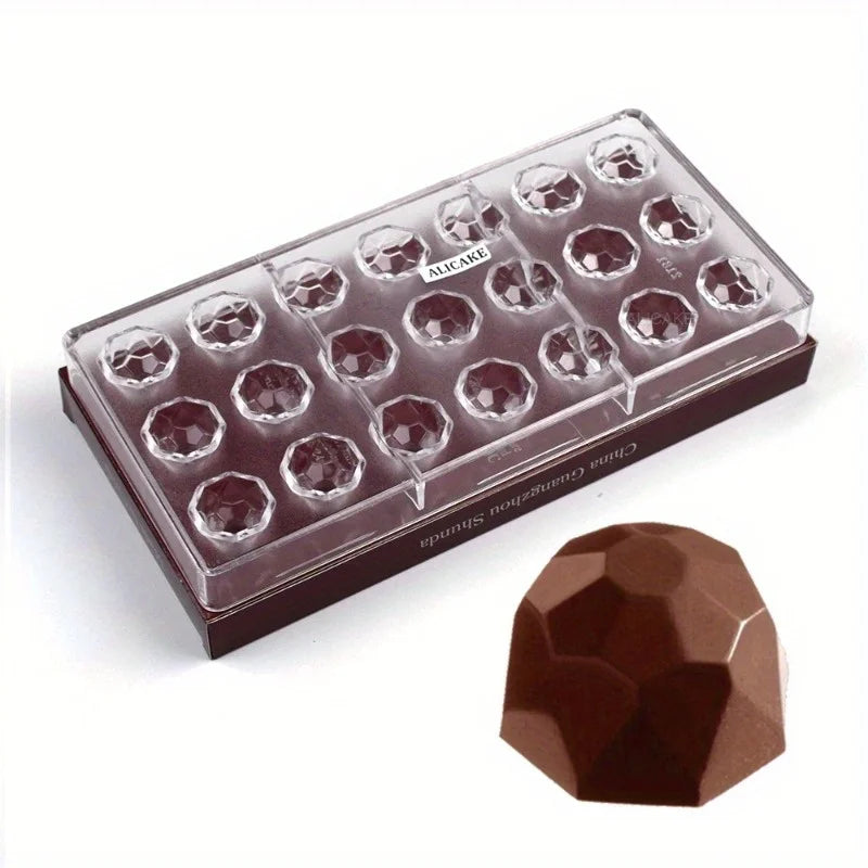 21-Cavity 3D Chocolate & Candy Mold | Valentine's Baking Chocolate Candy Mold QXL