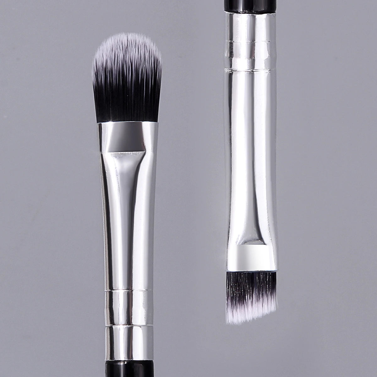 KOSSHOW 3-Pc Double-Ended Eyeshadow & Brow Liner Brush Set Eye Makeup Brush Set QXL