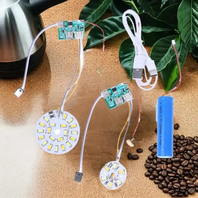 3W/10W Dimmable LED Panel DC5V Touch Switch | 3 Colors, USB Dimmable LED Panel QXL